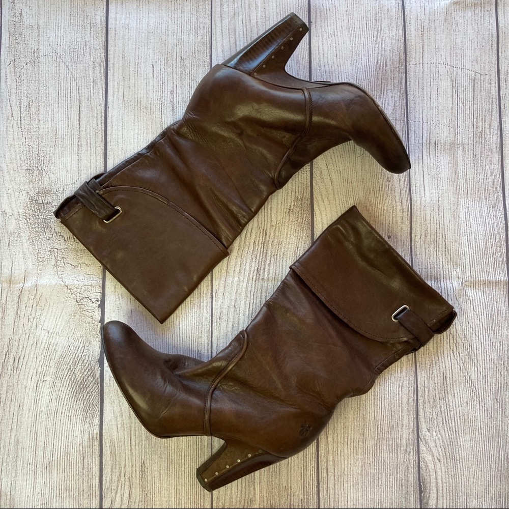 Frye Bethany Cuffed Shortie Heeled Boots